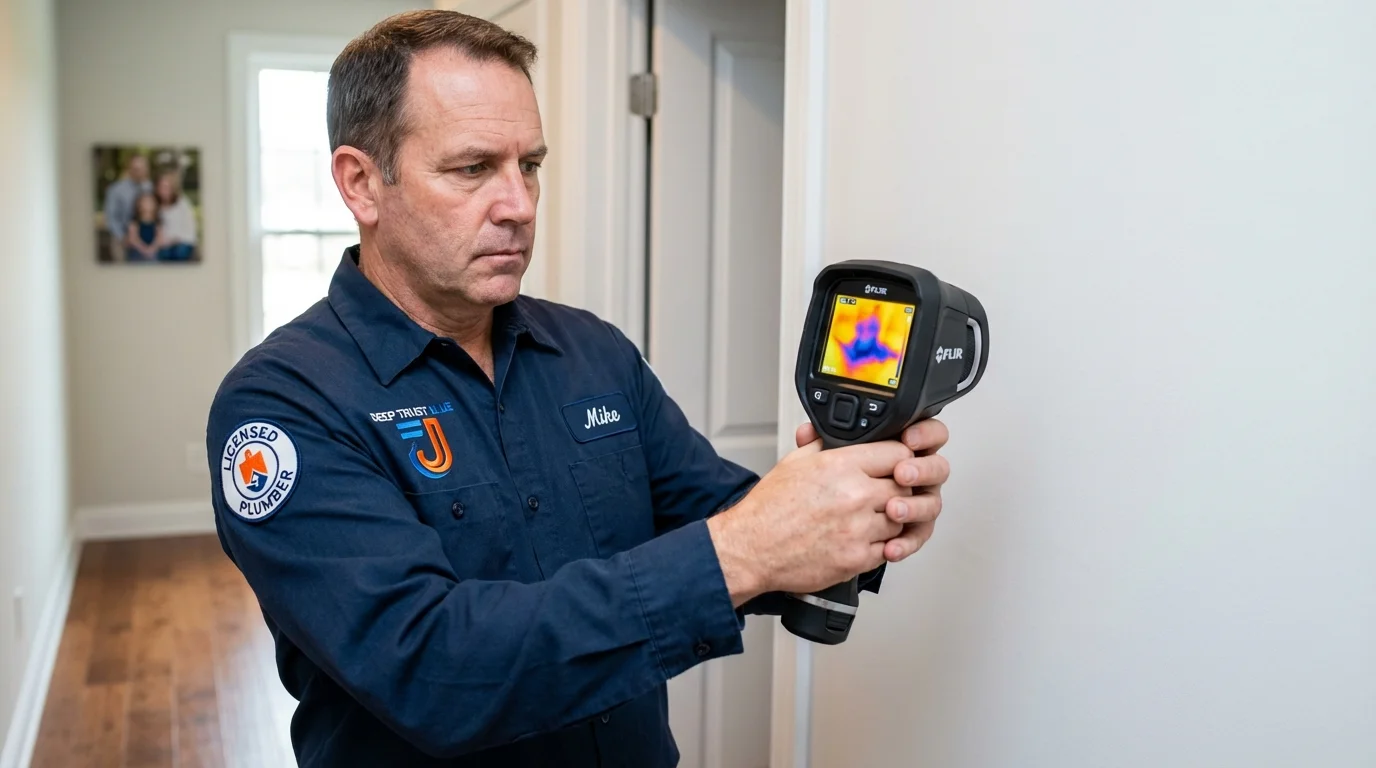 Thermal imaging leak detection by Johns Plumbing LLC in Biglerville